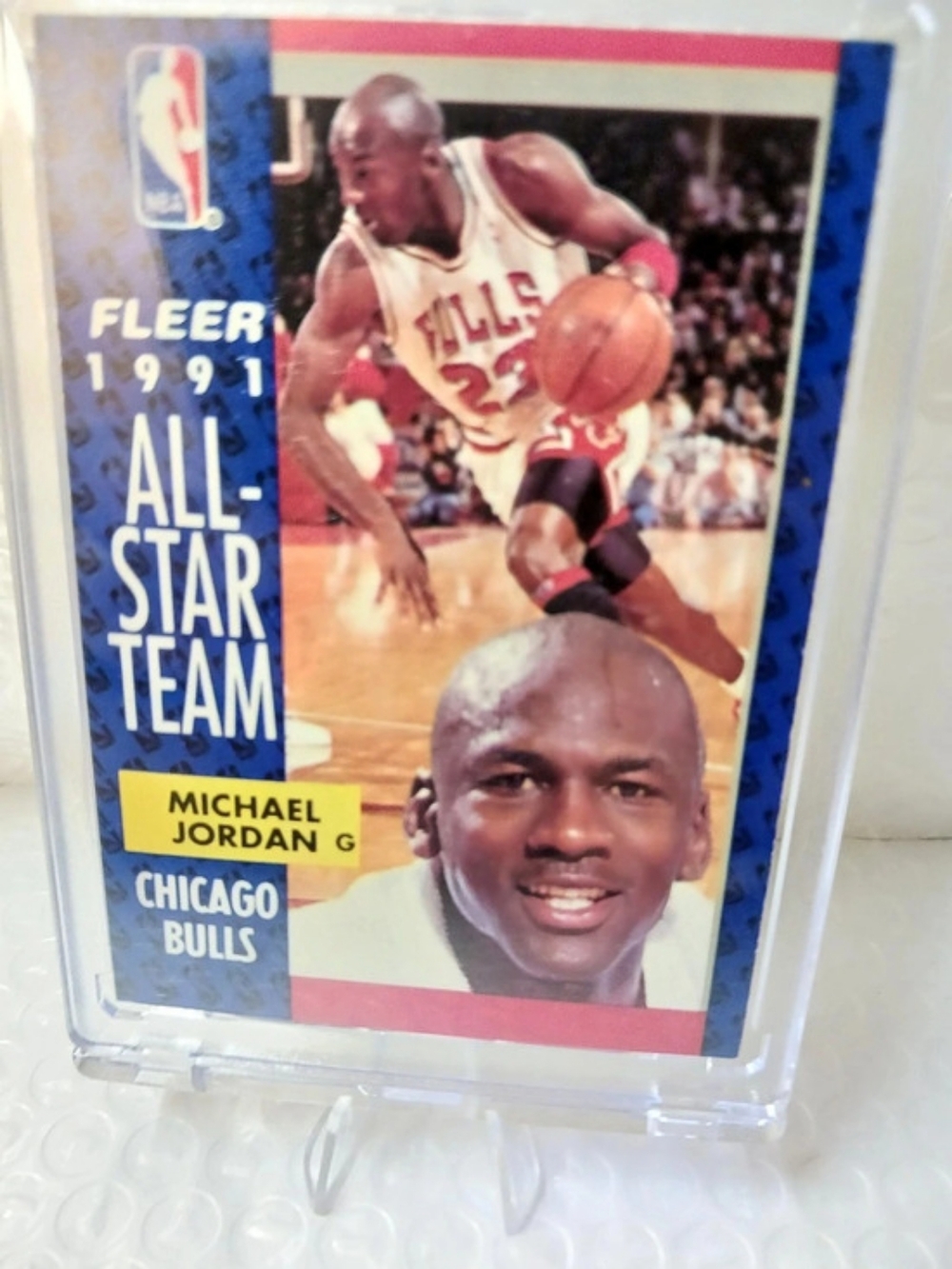 Fleer 1991 Fleer Michael Jordan All-Star Team #211 1991 All-Star Team Michael